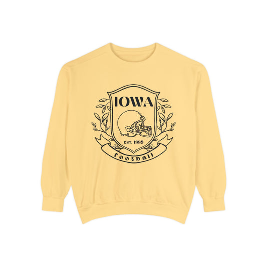 Iowa Crest Sweatshirt - Comfort Colors