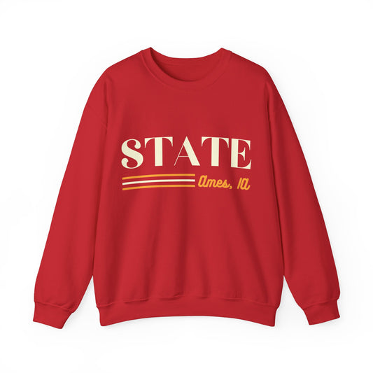 State - Ames Iowa Sweatshirt - Gilden