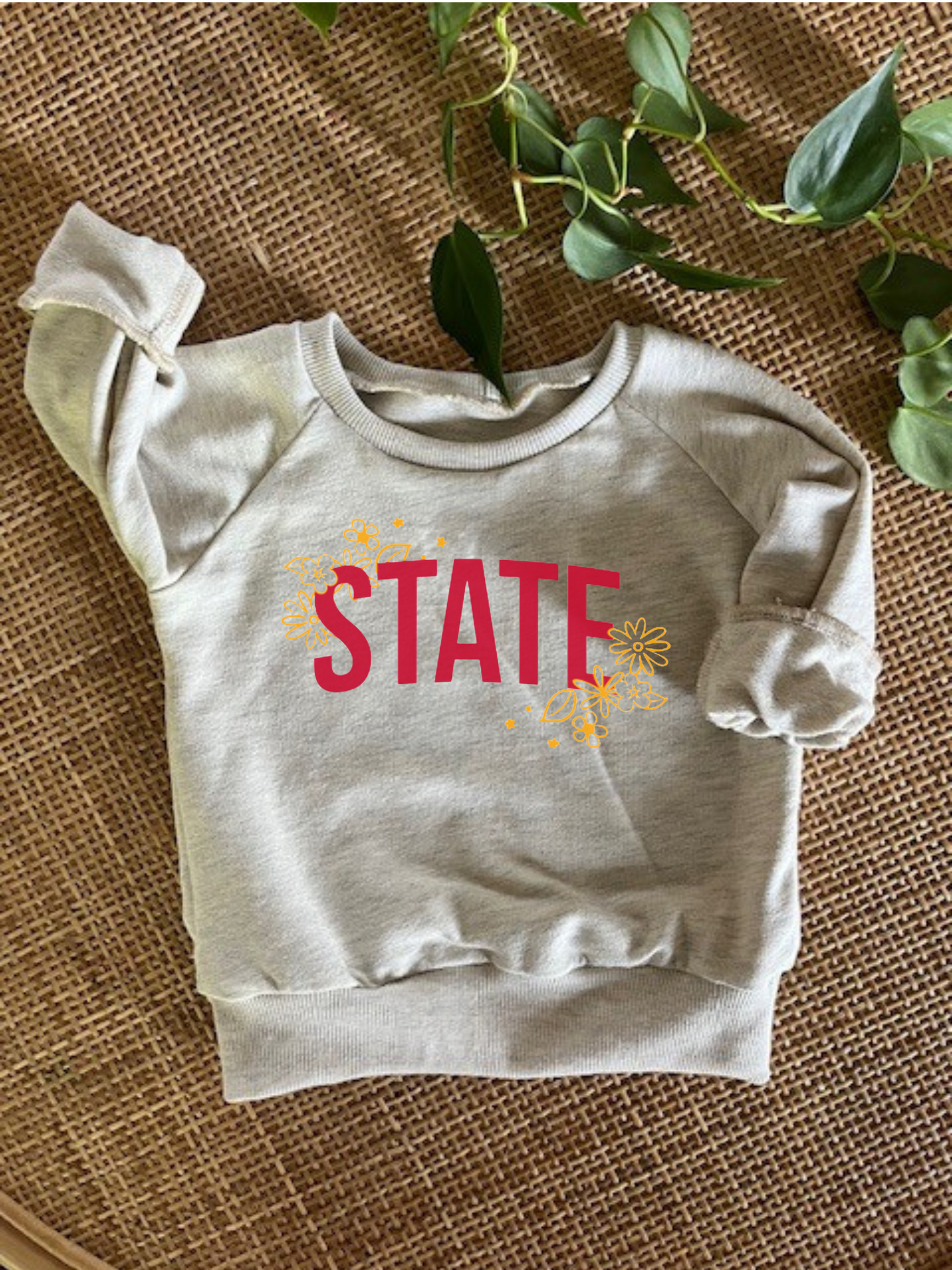 Floral State Oatmeal Pullover