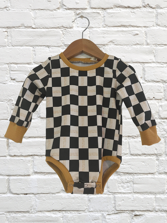 Iowa Check Bodysuit