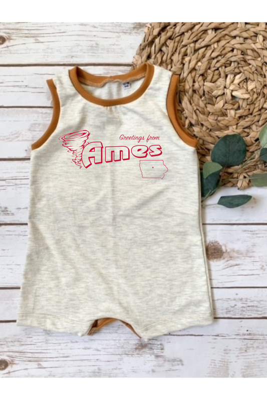 Ames Iowa Tank Romper