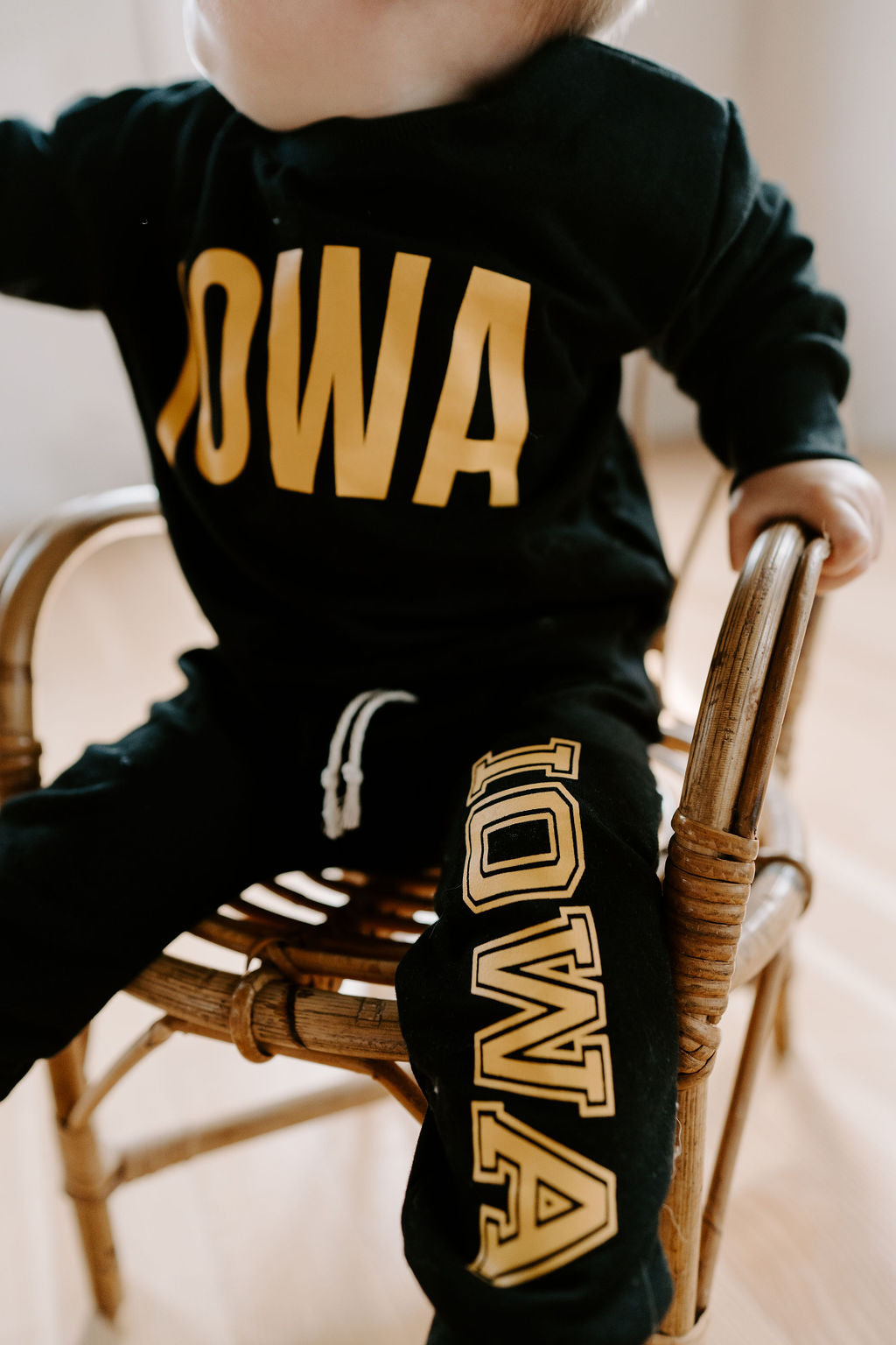 Black Iowa Joggers