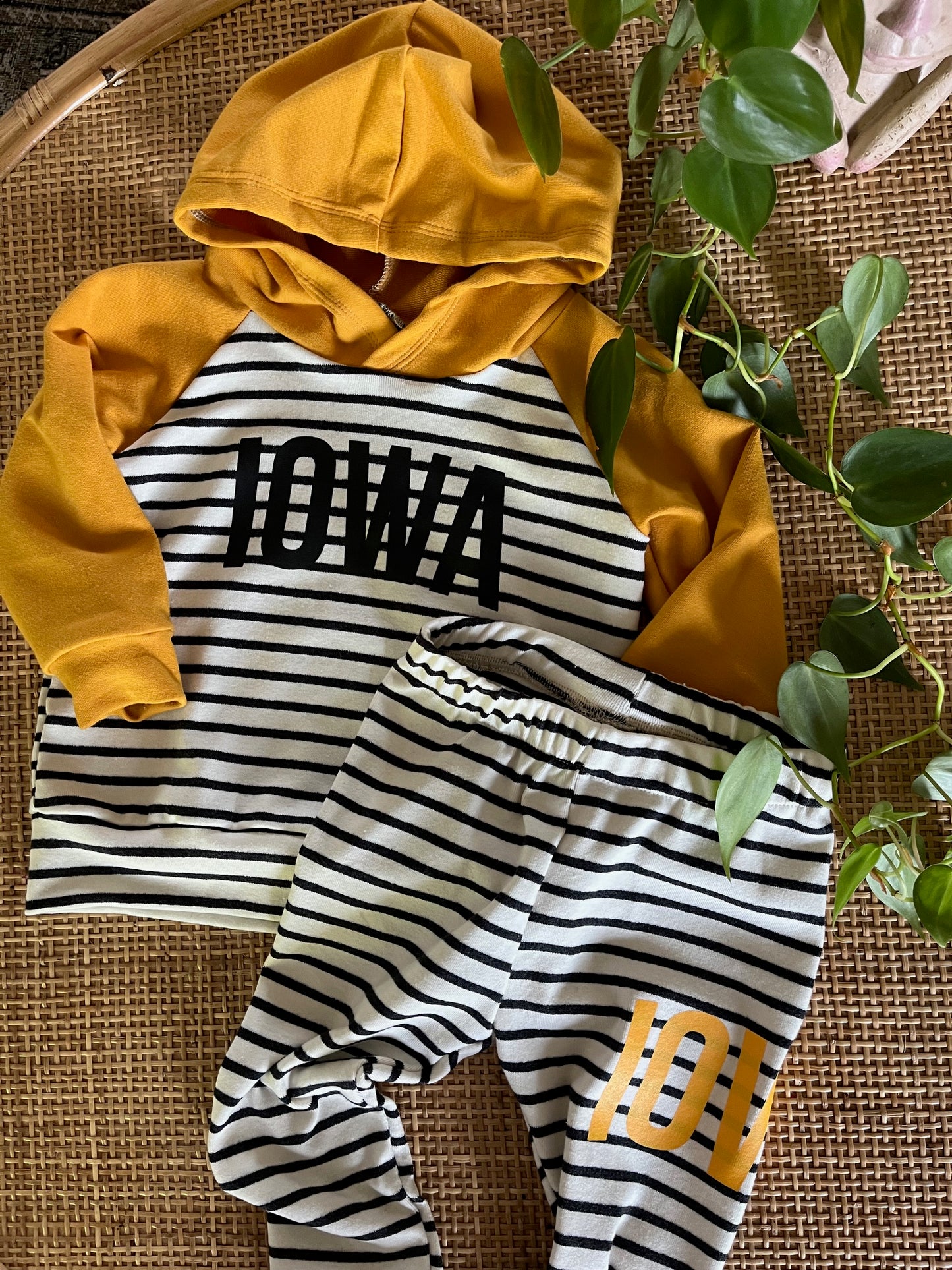 Striped Iowa Hoodie