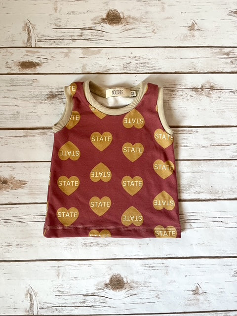 State Hearts Tank Top