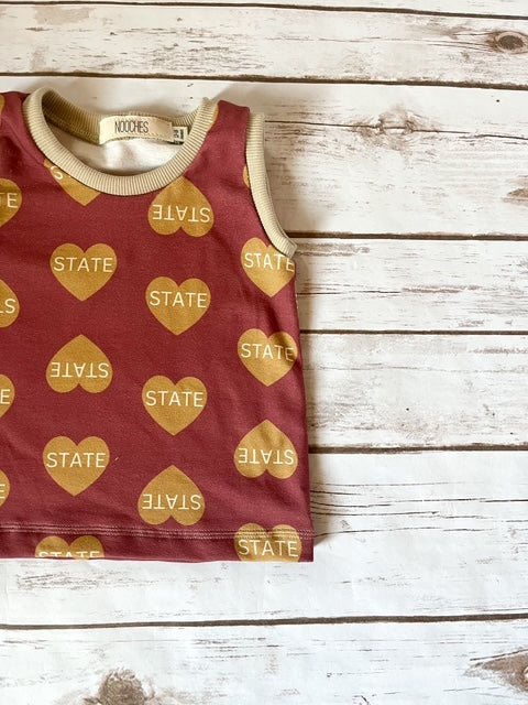 State Hearts Tank Top