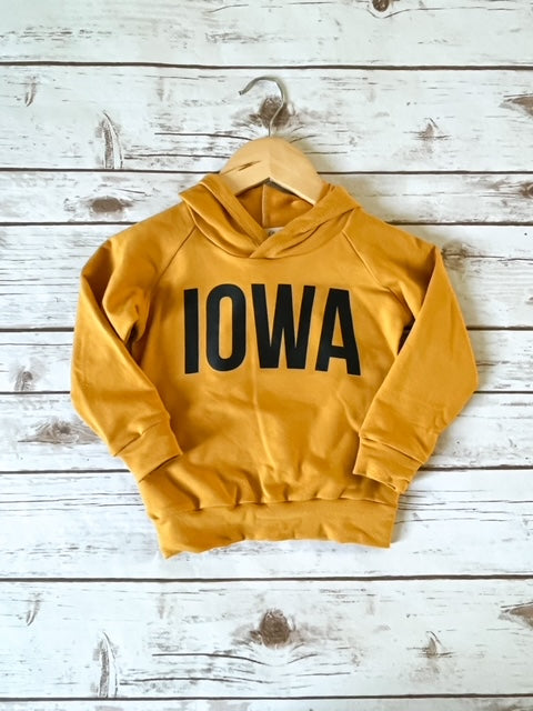 Wholesale Hoodie - Mustard Iowa Classic