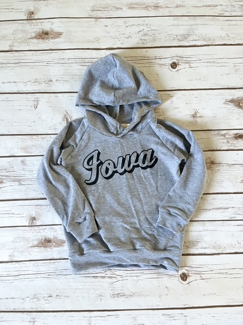 Wholesale Hoodie - Grey Iowa Classic